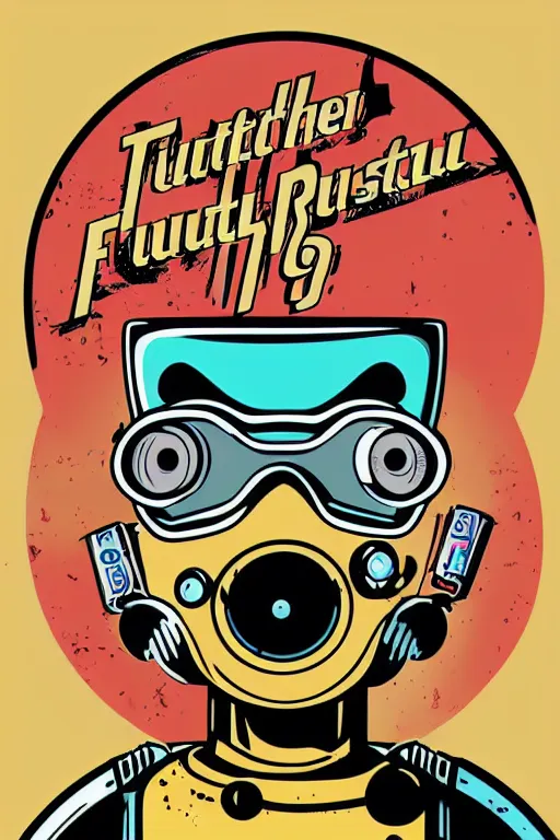 Image similar to fallout 7 6 retro futurist illustration art by butcher billy, sticker, colorful, illustration, highly detailed, simple, smooth and clean vector curves, no jagged lines, vector art, smooth andy warhol style