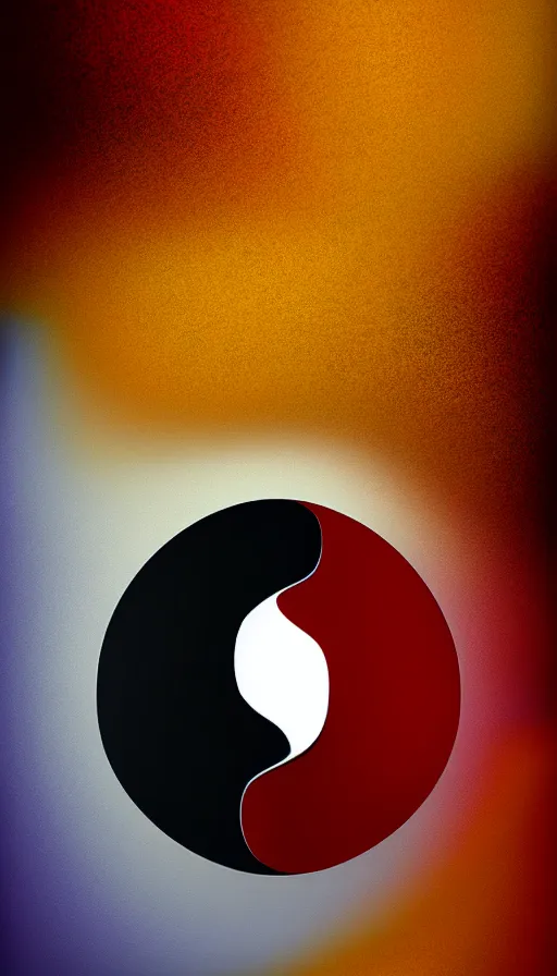 Prompt: Abstract representation of ying Yang concept, by Peter Holme III