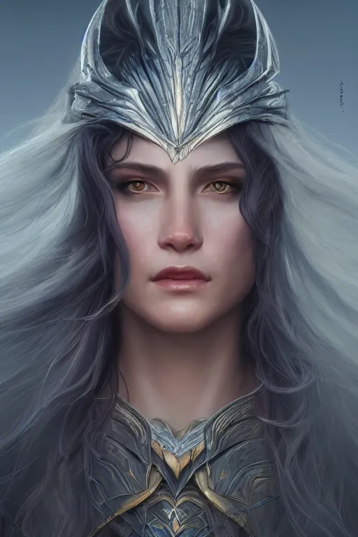 Image similar to goddess of the elden ring twilight, highly detailed, digital painting, artstation, concept art, smooth, sharp focus, illustration, unreal engine 5, 8 k, art by artgerm and greg rutkowski and edgar maxence