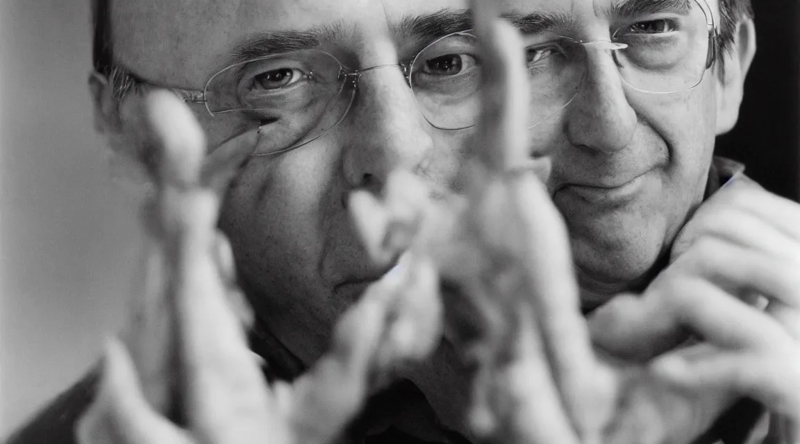 Prompt: portrait of Linus Torvalds taked by Sebastião Salgado