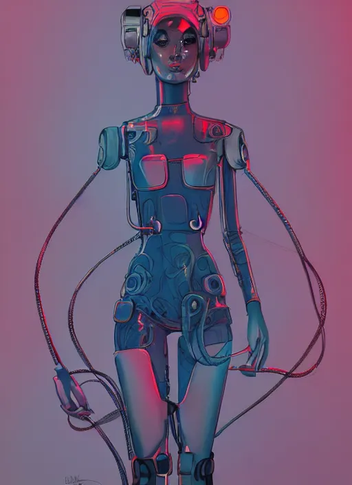 Image similar to fog bionic vogue, james jean, trending on artstation