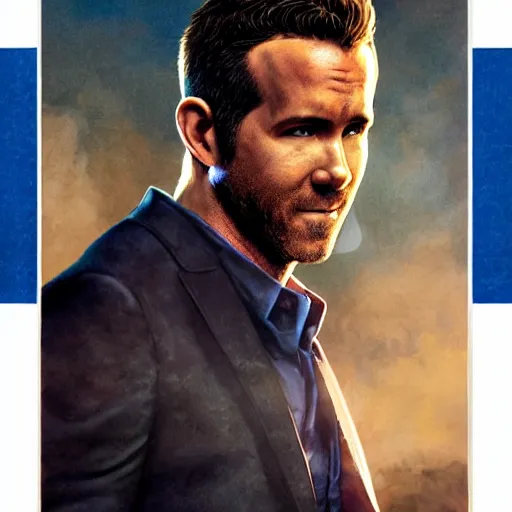 Image similar to ryan reynolds as spider - man, wearing a black and blue suit, cinematic, volumetric lighting, f 8 aperture, cinematic eastman 5 3 8 4 film, photorealistic by greg rutkowski, by stanley artgerm, by alphonse mucha