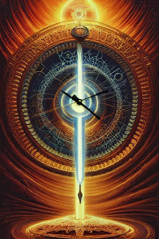 intricate Nikola Tesla clocks james gurney, dan Stable Diffusion