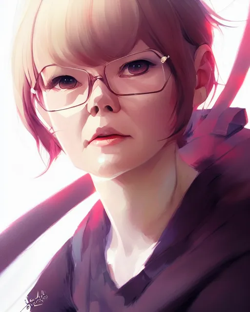 Image similar to judi dench, portrait shinkai makoto studio ghibli studio key hideaki anno sakimichan stanley artgerm lau rossdraws james jean marc simonetti elegant highly detailed digital painting artstation pixiv