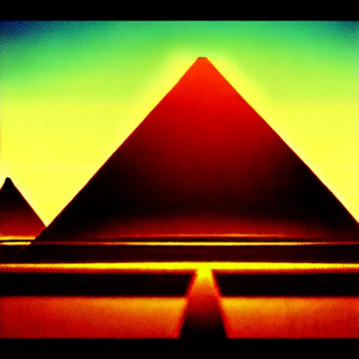 Image similar to ancient egyptian structure, retrowave epic art, trending on art station