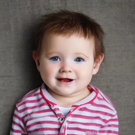 Image similar to a baby version of Colin Robinson, 8k,