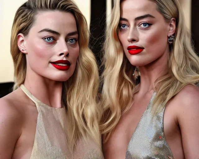 Prompt: margot robbie and amber heard mix, hyper realistic face, beautiful eyes, cinematic, long shot, hyper detailed, 8 5 mm photograph, 8 k resolution, film still, sharp lens, wide lens