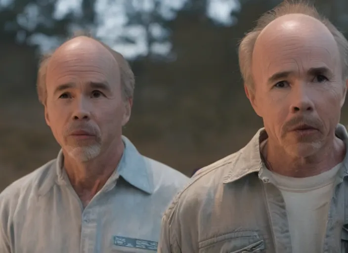 Image similar to film still of Clint Howard as Cooper in Interstellar, 4k