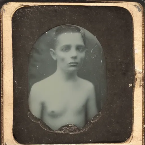 Image similar to underwater tintype photo of casper