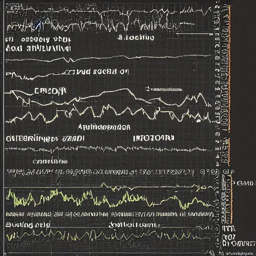 Prompt: “stock market chart found in cave drawing by archaeologists, award winning”