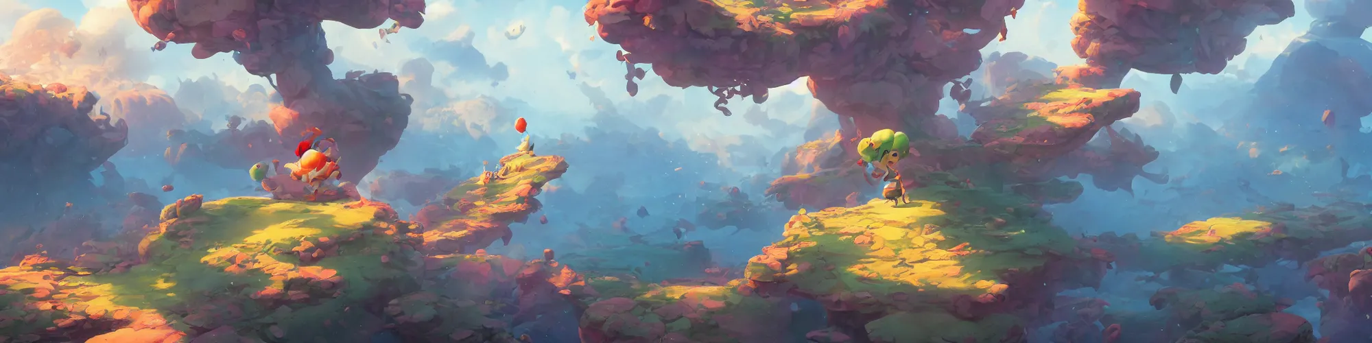 Image similar to 3 6 0 panoramic dynamics matte painting acrylic blur oil wonderland yoshi kurbi dofus, hight contrast,, behance hd by jesper ejsing, by rhads, makoto shinkai and lois van baarle, ilya kuvshinov, rossdraws global illumination