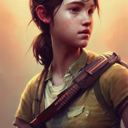 ArtStation - Portrait of Ellie Williams