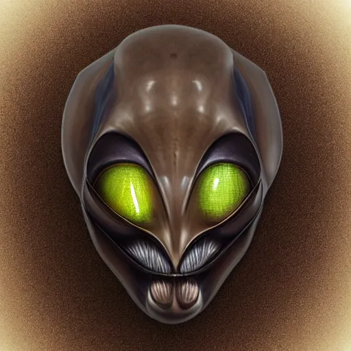 Prompt: photorealistic alien face, ultra detailed, realistic