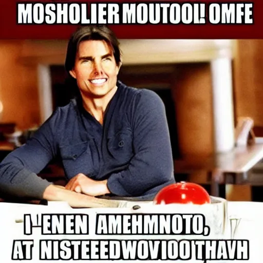 Image similar to meme with tom cruise about mushrooms