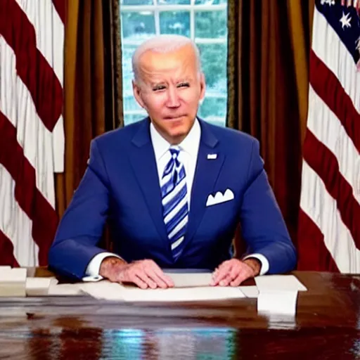 Image similar to biden built out of legos