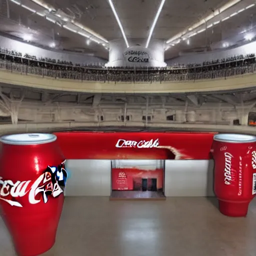 Image similar to coca cola huge tank. ultra realistic, photo