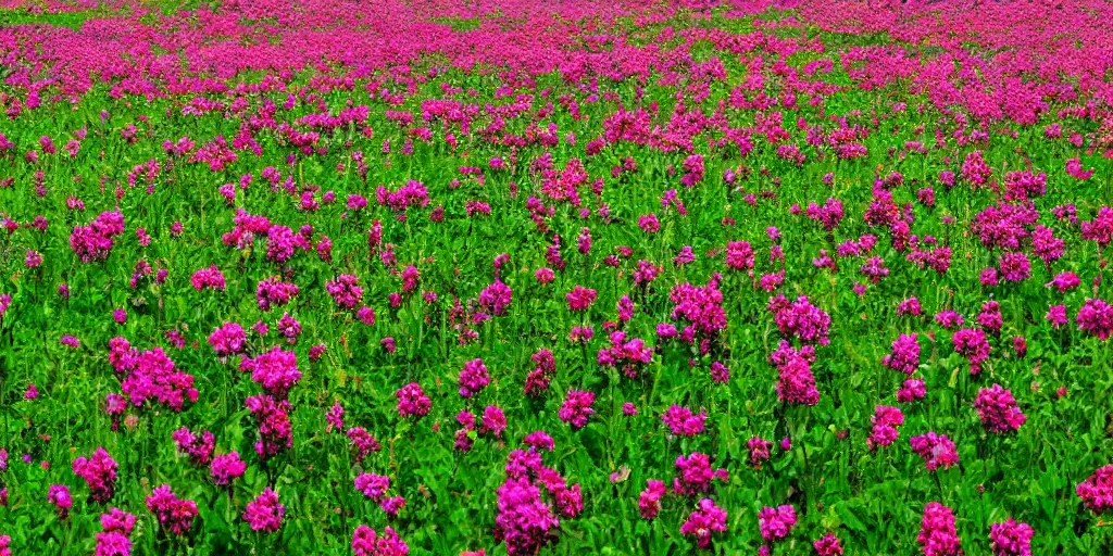 Image similar to flowering field