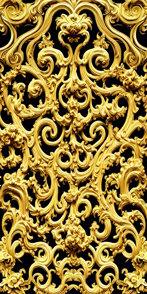 Image similar to the source of future growth dramatic, elaborate emotive Golden Baroque and Rococo styles to emphasise beauty as a transcendental, seamless pattern, symmetrical, large motifs, rainbow liquid splashing and flowing, Palace of Versailles, 8k image, supersharp, spirals and swirls in rococo style, medallions, iridescent black and rainbow colors with gold accents, perfect symmetry, High Definition, sci-fi, Octane render in Maya and Houdini, light, shadows, reflections, photorealistic, masterpiece, smooth gradients, high contrast, 3D, no blur, sharp focus, photorealistic, insanely detailed and intricate, cinematic lighting, Octane render, epic scene, 8K
