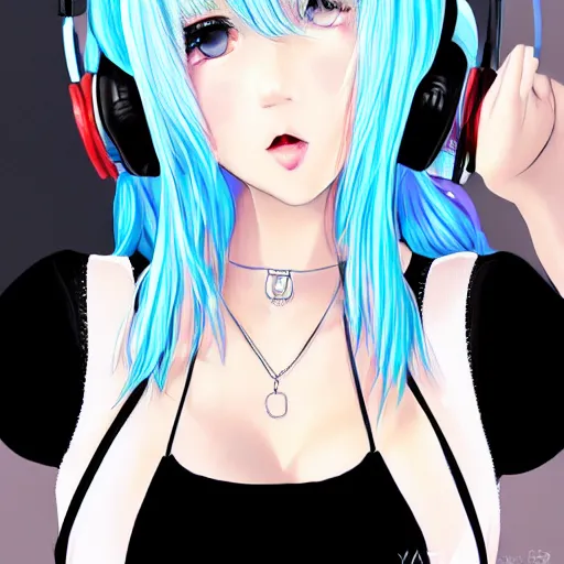 anime_irl on X: Catgirl struggle with headphones