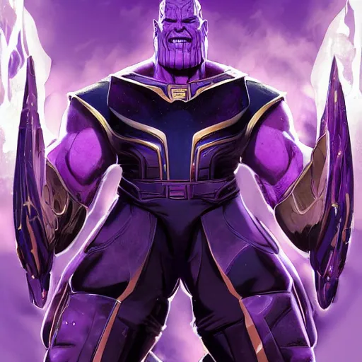 Image similar to Thanos by RossDraws