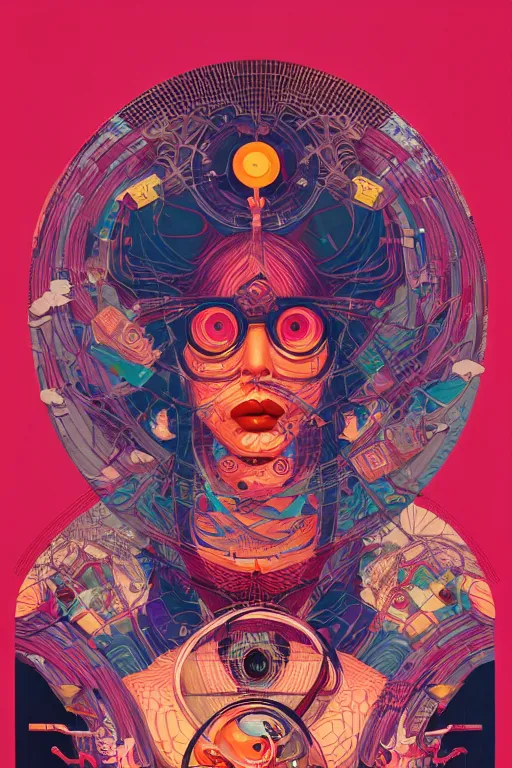 Image similar to portrait of godel's completeness theorem, by tristan eaton, victo ngai, peter mohrbacher, artgerm,