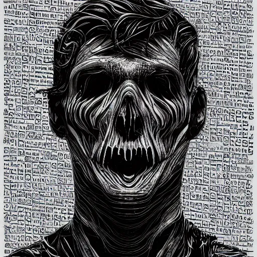 Prompt: These Are My Twisted Words, Digital Art, Trending on Artstation