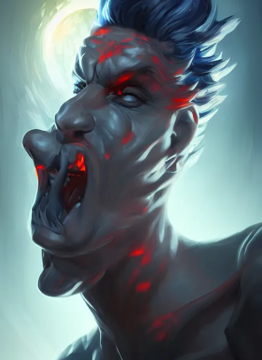 Prompt: the god hades, hellish, portrait, sharp focus, digital art, concept art, dynamic lighting, subsurface scattering, photoreal, trending on artstation, by emylie boivin, artgerm and rossdraws