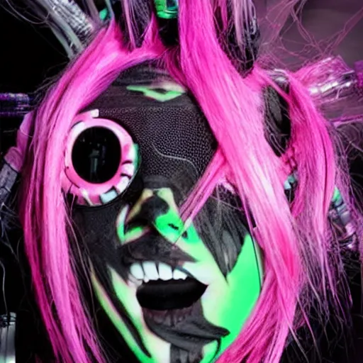 Image similar to cybergoth