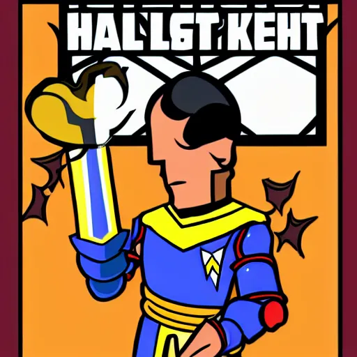 Image similar to Hallow Knight in the style of star trek,