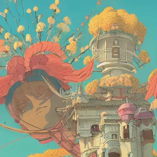 Prompt: intricate illustration, ghibli colorful, cinematic composition