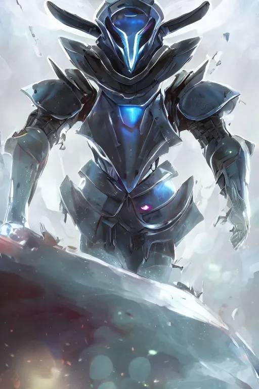 Image similar to helmet armor guardian destiny in witch queen illumination ray tracing hdr fanart arstation by sung choi robot ninja mask and eric pfeiffer and gabriel garza and casper konefal