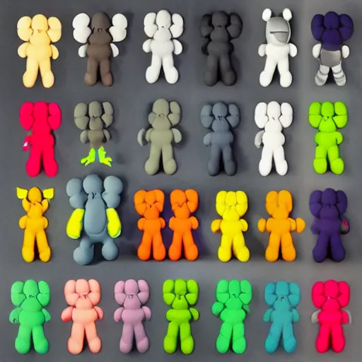 Image similar to new kaws collection