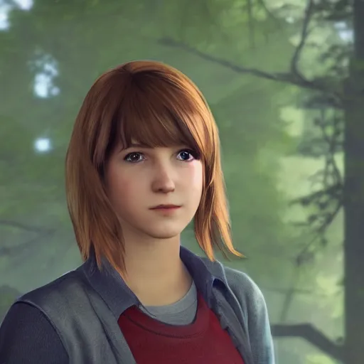 Prompt: professional photograph of max caulfield