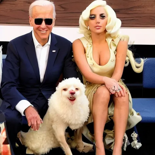 Prompt: biden and lady gaga's children, very detailed