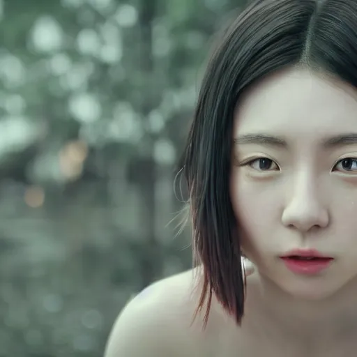 Prompt: a dynamic, epic cinematic 8K HD movie shot of close-up japanese idol Julia Boin face. Motion, VFX, Inspirational arthouse, at Behance, with Instagram filters