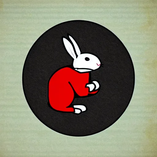 Prompt: white rabbit icon, cute, stylized, cartoon, anime, avatar