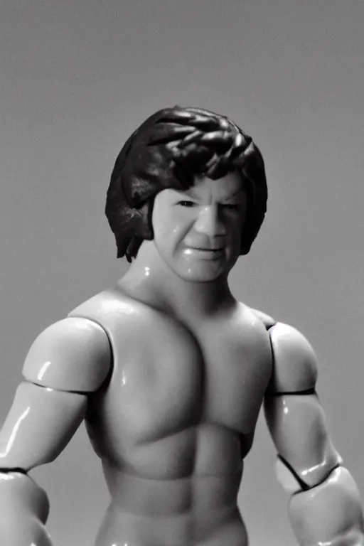 Prompt: mark mcgowan as a 1 9 8 0 s wrestling action figure, premier of western australia,