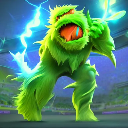 Image similar to tennis ball monster in league of legends