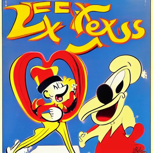 Prompt: art by tex avery and carl barks detailed