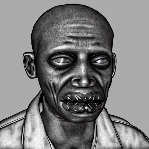 Prompt: 1 9 3 0 s mississippi bluesman with no mouth!!!, photorealistic!!!!, creepypasta, liminal, dark, gritty