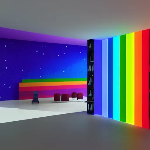 Image similar to 🚀🌈🤩, octane render 3d