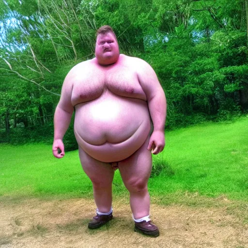 Image similar to obese centaur warrior