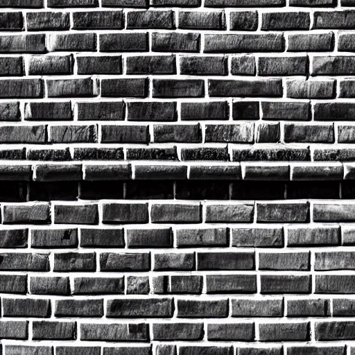 Image similar to a brick wall of black and white bricks