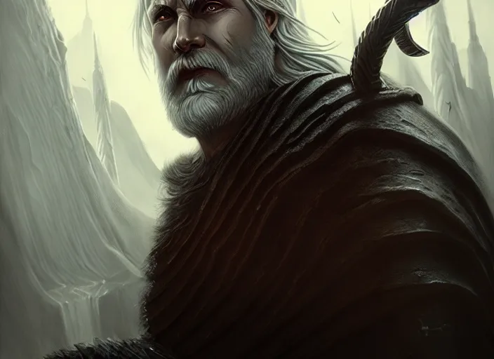 Prompt: odin, the allfather, illustration, high quality, details, intricate, atmosphere, highly detailed, matte painting, cinematic, digital painting, deviantart, concept art