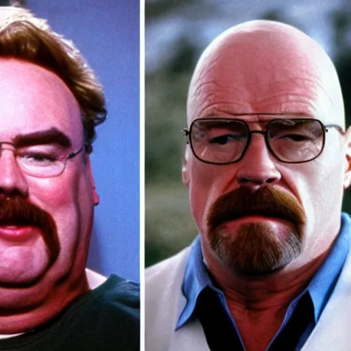 Image similar to john candy as walter white.