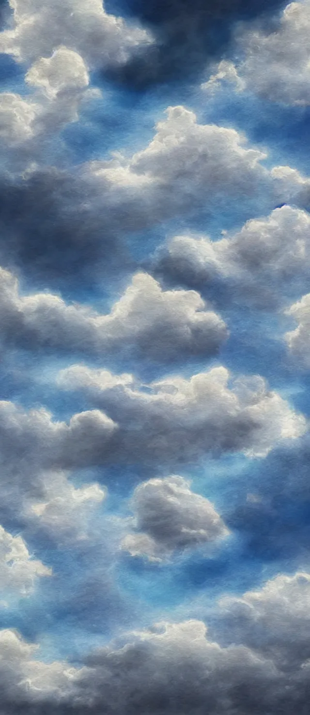 Prompt: sky with dramatic clouds, landscape airbrush, realistic detailed