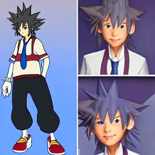 Image similar to jerry seinfeld sora cosplay, kingdom hearts