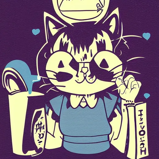 Image similar to Cat Kawaii Anime mcbess