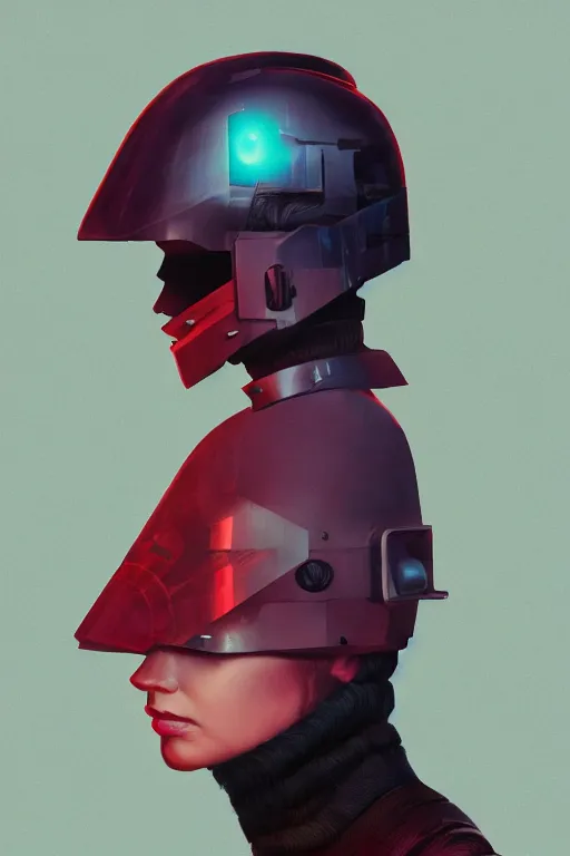 Prompt: full body digital nomad, blade runner 2 0 4 9, scorched earth, cassette futurism, modular synthesizer helmet, the grand budapest hotel, glow, digital art, artstation, pop art, by hsiao - ron cheng