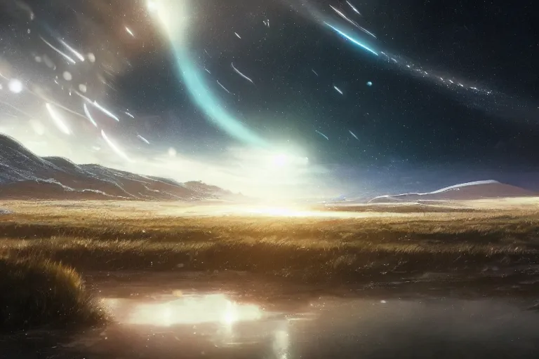 Prompt: interstellar, scenic full shot, ambient lighting, by stanley artgerm lau, makoto shinkai, wlop, rossdraws